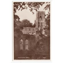 Fountains Abbey Postcard RP Yorkshire 6920