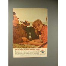 1964 Pepsi-Cola Soda Ad - Pepsi For Those Who Think Young