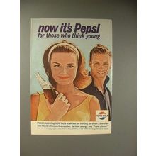 1964 Pepsi-Cola Soda Ad - Now It's Pepsi
