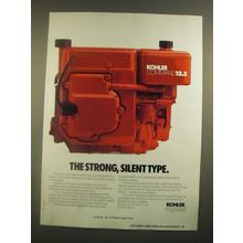1988 Kohler Command 12.5 Engine Ad - The Strong, Silent Type