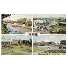 multiview, SKEGNESS, LINCOLNSHIRE .. used postcard 1969 postmark =