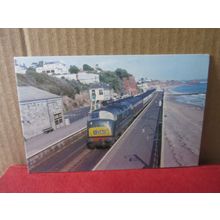 DAWLISH. Warship 'TIGER' D854 unused postcard Dawlish Warren museum no 8 =