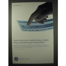 2005 GE Healthcare Ad - Doctors look at your medical history.