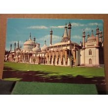 THE ROYAL PAVILION, BRIGHTON used postcard by colourmaster 1979 pm =