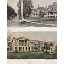Corner King & Lecroix Streets Chatham Ontario 2x Postcard s