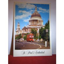 ST. PAUL'S CATHEDRAL, LONDON. unused postcard by T B. =