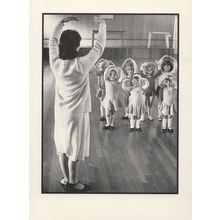 Children At Ballet Class Learning To Dance Photo Award Postcard