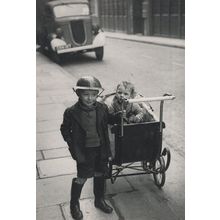 Children In WW2 London Blitz Bombing Rare London Postcard