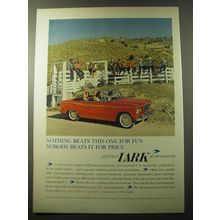 1960 Studebaker Lark Car Ad - Nothing beats this one for fun Nobody beats it