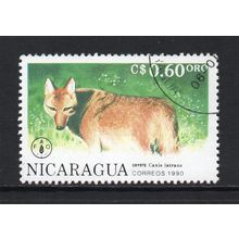 Nicaragua - 1990 - 0.60Cd Coyote, Used