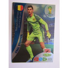 Thibaut Courtois FOIL Belgium - 2014 Panini Adrenalyn XL Brazil World Cup (ef1)