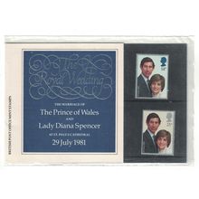 Great Britain Charles and Diana Royal Wedding 2v Pres. Pack 1981 MNH