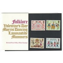 Great Britain Folklore 4v Pres. Pack 1981 MNH SG#1143-1146