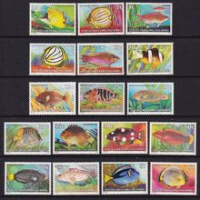 Cocos (Keeling) Islands 1979 SG 34-47 UMM Fauna/Fish (E-847 (18))