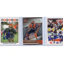 Autographed 3 Card Lot with Ja'Marr Chase Signed