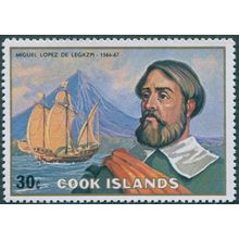 Cook Islands 1975 30c Friar de Urdaneta SG516 MNH