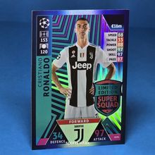 Match Attax UCL 18/19 Cristiano Ronaldo Limited Edition LE14 JUVENTUS