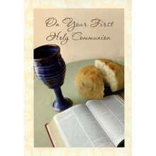 On Your First Holy Communion - Communion Greeting Card - 25034