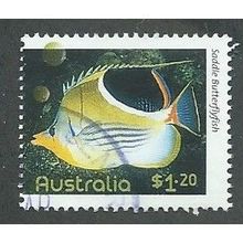 AUS 2010 $1.20 'FISHES OF THE REEF' FINE USED (EBID37-748)