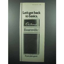 1977 Cadbury's Bournville Chocolate Ad - Back to Basics
