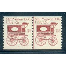 1903 9.3c Mail Wagon Fine MNH Dry Gum CNP Left 2 W0152
