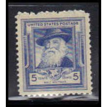 867 5c Walt Whitman Fine MNH KA2847