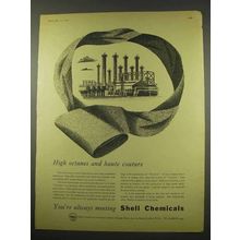 1956 Shell Terylene Ad - High Octanes Haute Couture