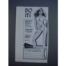 1980 Frederick's of Hollywood Lingerie Ad - Do It!