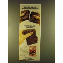 1980 Duncan Hines Brownie Mix Ad - What's the Magic