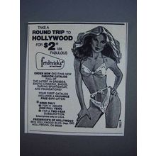 1980 Frederick's of Hollywood Lingerie Ad - Round Trip