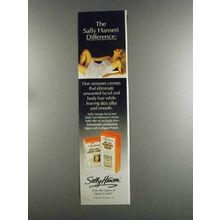 1982 Sally Hansen Facial & Body Hair Remover Cremes Ad
