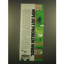 1988 Ortho Diquat Herbicide H/A Ad - Wipe Out Problem Weeds