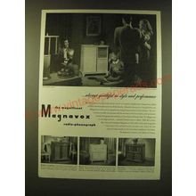 1947 Magnavox Radio-Phonographs Ad - Contemporary, Regency Symphony, Duette