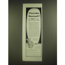 1958 Florida Tourism Ad - Florida bound?