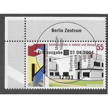 GER 2004 55c 'BAUHAUS DESIGN GROUP' (CORNER MARGIN) FINE USED (EBID75-382)