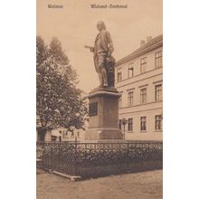 Wieland Denkmal Military War Statue Monument Germany Antique Postcard Mint