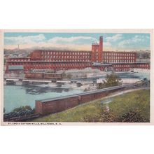 St Croix Cotton Mills Milltown Canada Old Postcard