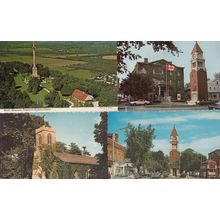 Brocks Monument Clock Tower Niagara On The Lake 4x Canada Postcard s