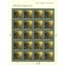 Alzheimer's Sheet of Twenty 42 Cent Postage Stamps Scott 4358