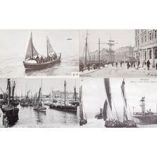 Margate Yachts Boat Harbour Transport 4x Postcard s