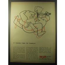 1960 WJR Radio Advertisement - It takes two to tangle