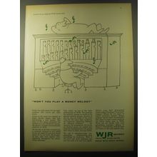 1960 WJR Radio Advertisement - Won't you play a money melody