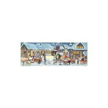 ADV215 - Sellmer Advent - Country City Christmas Scene - 8.25"H x 27"W x .1"D