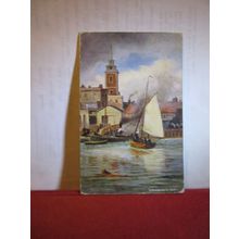 GRAVESEND, KENT. used postcard by Hildesheimer 1907 pm =