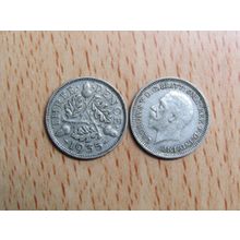 GB 1935 George V Silver Threepence 3d Coin