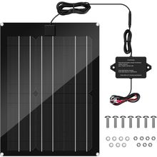 Solar Battery Charger Maintainer, Zuomeng 15W Solar Panel Kit for Dump Trailer B