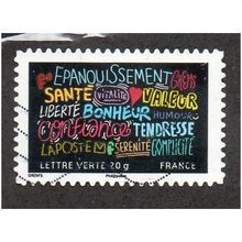 FRA 2012 (60c) 'GREETINGS' FINE USED (EBID21711)