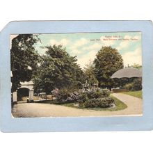 Rhode Island Central Falls Jenks Park Main Entrance & Resting Pavillion~236