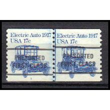 1906a 17c Electric Auto Fine MNH Dry Gum CNP Left 1D Line Gap PA0485