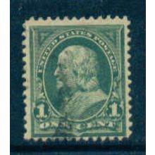 Used 279 1c Benjamin Franklin Average Plus M04461